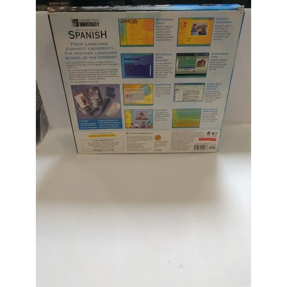 Spanish Self-study Edition Syracuse Language Systems with microphone